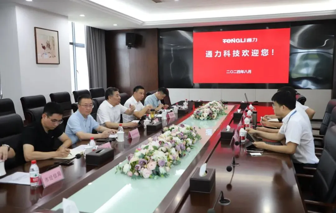 瑞安市委常委、副市長(zhǎng)林政洪一行調(diào)研通力科技
